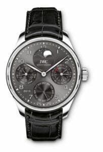IWC Portugieser Perpetual Calendar Single Moon White Gold / Ardoise IW5033-01