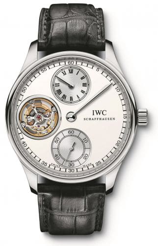 IWC Portugieser Regulateur Tourbillon Platinum / Silver IW5446-01