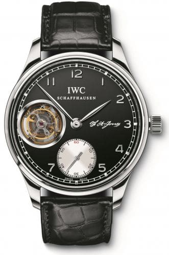 IWC Portugieser Tourbillon Hand-Wound F.A. Jones Platinum / Black IW5447-04