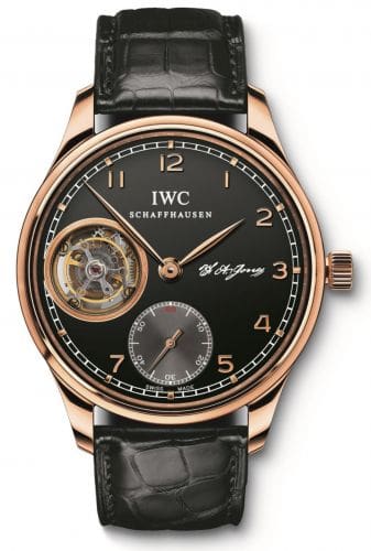 IWC Portugieser Tourbillon Hand-Wound F.A. Jones Red Gold / Black IW5447-05