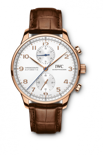 IWC Portuguese Chrono-Automatic Red Gold / Silver IW3714-80