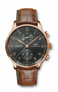 IWC Portuguese Chrono-Automatic Rose Gold / Black IW3714-15