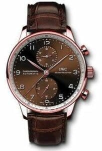 IWC Portuguese Chrono-Automatic Rose Gold / Galli IW3714-61