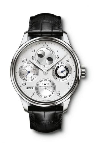 IWC Portuguese Perpetual Calendar 5021 Platinum / Silver IW5021-09