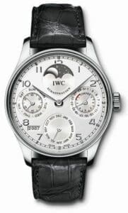 IWC Portuguese Perpetual Calendar 5022 Platinum / Silver IW5022-19