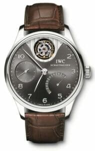 IWC Portuguese Tourbillon Mystere White Gold / Ardoise IW5042-07