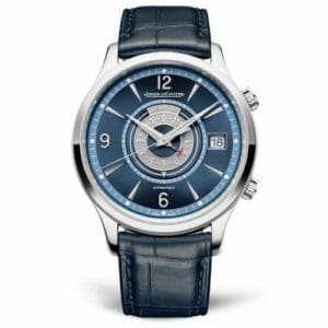 Jaeger-LeCoultre Master Control Memovox Timer Stainless Steel / Blue / Alligator 410848J