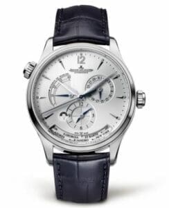 Jaeger-LeCoultre Master Geographic Stainless Steel / Silver / Alligator 1428421
