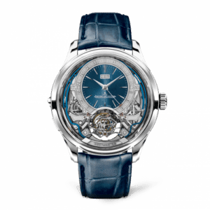 Jaeger-LeCoultre Master Grande Tradition Gyrotourbillon Westminster Perpetual White Gold / Blue 5.25E+05