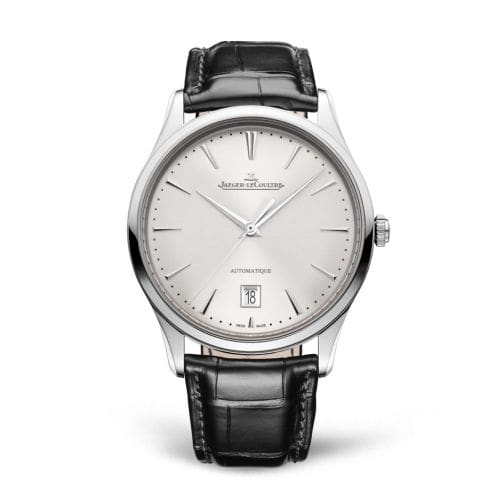 Jaeger-LeCoultre Master Ultra Thin Date Stainless Steel / Silver / Alligator 1238420