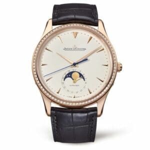 Jaeger-LeCoultre Master Ultra Thin Moon Pink Gold / Diamond / Eggshell / Alligator 1362501