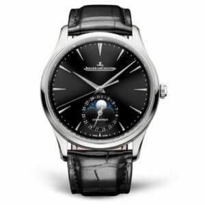 Jaeger-LeCoultre Master Ultra Thin Moon Stainless Steel / Black / Alligator 1368471
