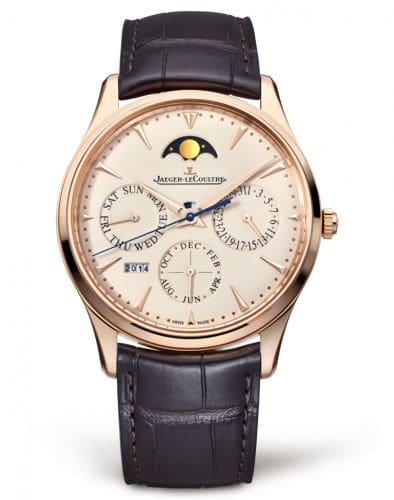 Jaeger-LeCoultre Master Ultra Thin Perpetual Pink Gold / Eggshell / Alligator 1302520