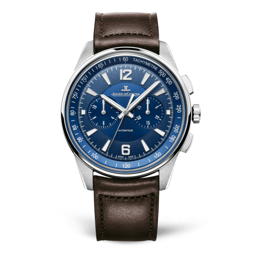 Jaeger-LeCoultre Polaris Chronograph Stainless Steel / Blue / Calf 9028480