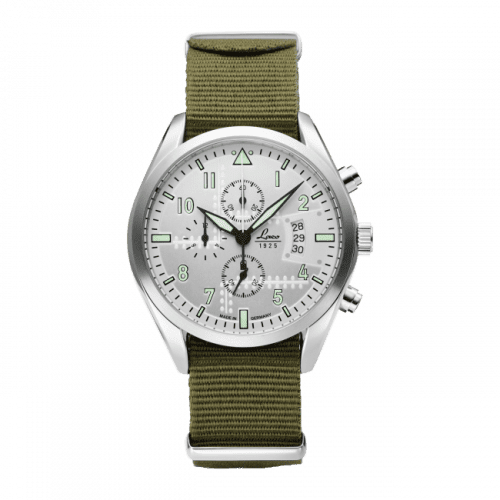 Laco Chronographs Seattle / Stainless Steel / Silver 861918
