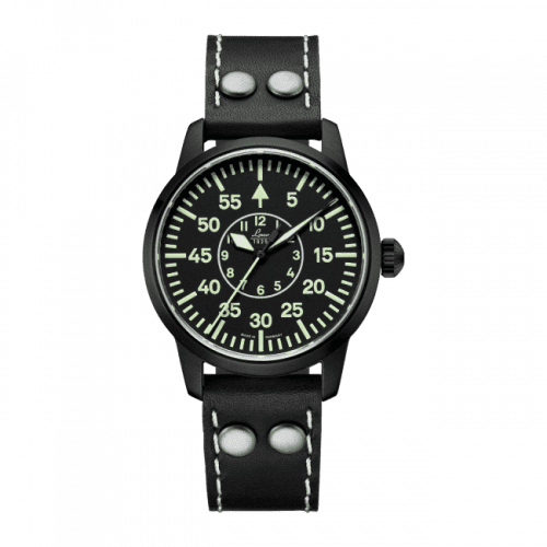 Laco Pilot Watch Basic Birmingham Stainless Steel / Black 861801