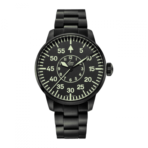 Laco Pilot Watch Basic Sydney Stainless Steel / Black 861890