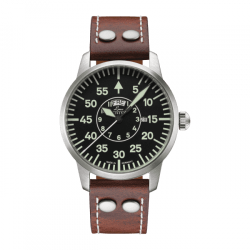 Laco Pilot Watch Basic Zürich Stainless Steel / Black 861806