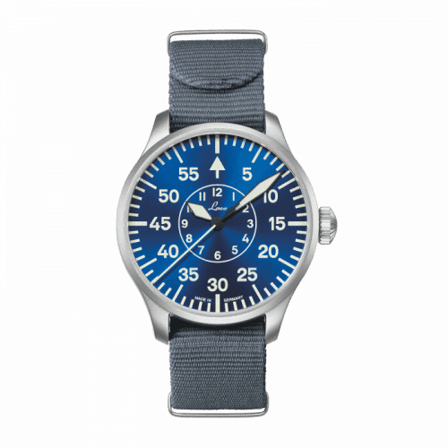 Laco Pilot Watch Original Aachen Blaue Stunde Stainless Steel / Blue 862101