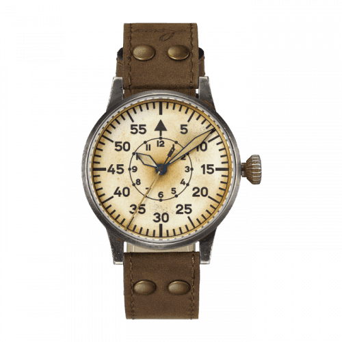 Laco Pilot Watch Original Graz Erbstück Stainless Steel / Superluminova 861946