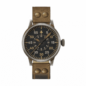 Laco Pilot Watch Original Kempten Erbstück Stainless Steel / Black 862097