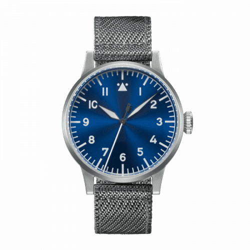 Laco Pilot Watch Original Münster Blaue Stunde Stainless Steel / Blue 862081