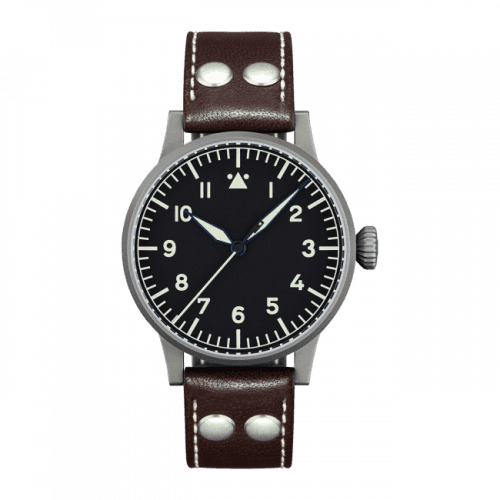 Laco Pilot Watch Original Saarbrücken Stainless Steel / Black 861752