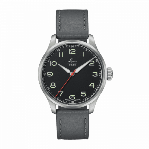 Laco Pilot Watch Special Models Black Automatic / Stainless Steel / Black 861610.2