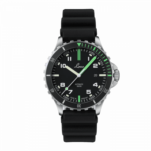 Laco Squad Watch Amazonas / Stainless steel / Black 862107