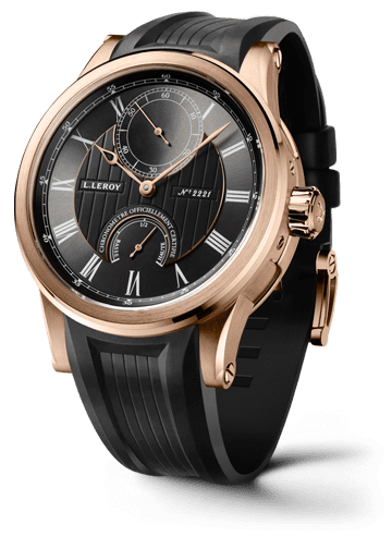 Leroy Automatic Deck Chronometer Pink Gold Anthracite LL201/5