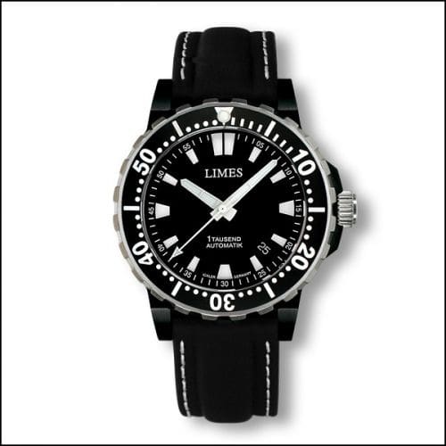 Limes 1Tausend Automatic PVD - Leather strap U8787SW-LA2.1