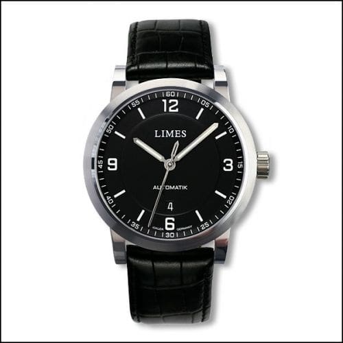 Limes Chyros Klassik - Black leather (Croco) U6017-LA3.3
