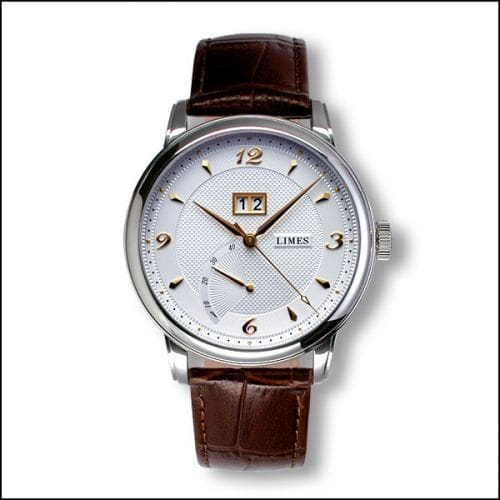 Limes Pharo BigDate - Two-tone / brown leather strep U6282C-LA4.2