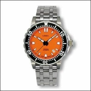 Limes Tausend Automatic Orange - steel bracelet U8787B-LA2.3