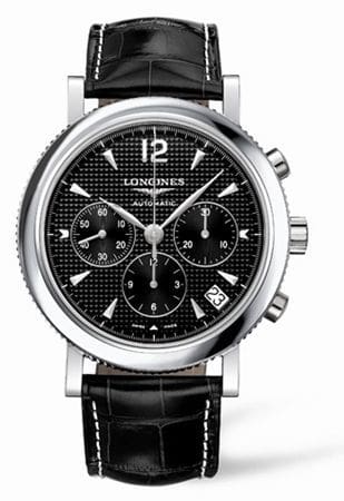Longines Clous de Paris Chronograph Black L2.704.4.56.3