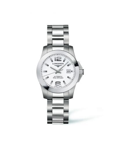 Longines Conquest 29.5 Automatic Stainless Steel White L3.276.4.16.6