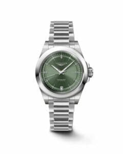 Longines Conquest 34 Stainless Steel / Green - Diamond / Bracelet L3.430.4.07.6