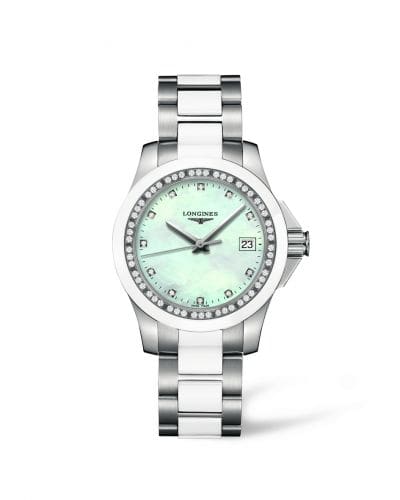 Longines Conquest 35 Quartz Ceramic Diamond L3.281.0.87.7