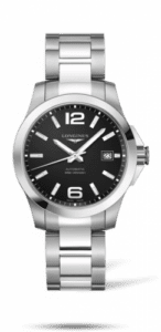 Longines Conquest 39 Automatic Stainless Steel / Black / Bracelet L3.776.4.58.6