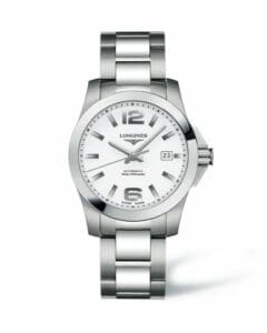 Longines Conquest 39 Automatic White L3.676.4.16.6