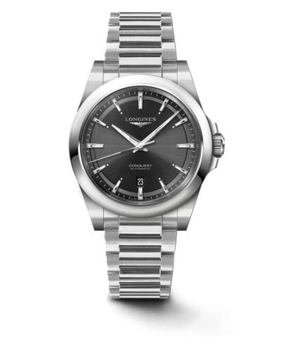 Longines Conquest 41 Stainless Steel / Black / Bracelet L3.830.4.52.6