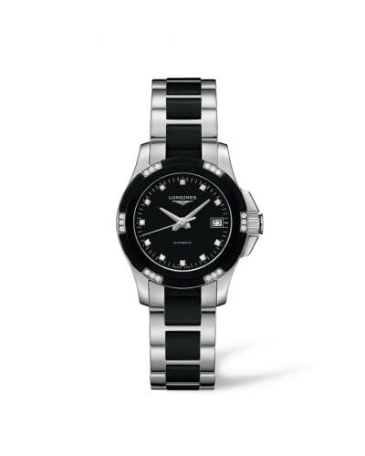 Longines Conquest Automatic 29.5 Ceramic Diamond L3.299.0.57.7