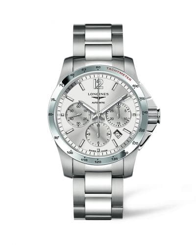 Longines Conquest Chronograph Automatic 41mm Silver L2.743.4.76.6