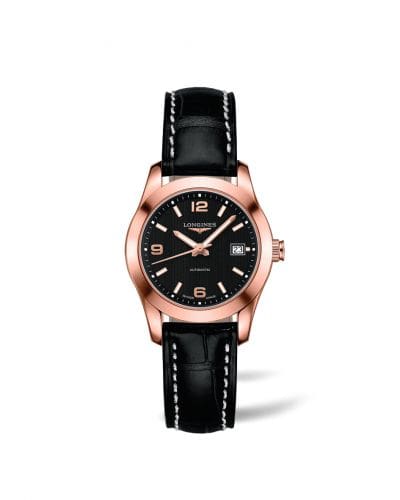 Longines Conquest Classic Automatic 29.5 Red Gold / Black L2.285.8.56.3