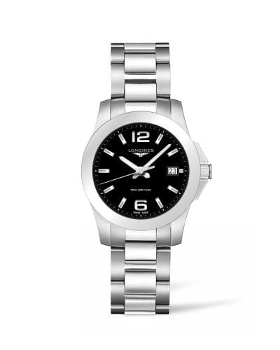 Longines Conquest Quartz 34 Stainless Steel / Black L3.377.4.58.6
