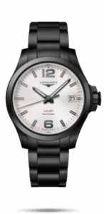 Longines Conquest V.H.P. 41 PVD / Silver / Bracelet L3.716.2.76.6
