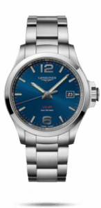Longines Conquest V.H.P. 43 Stainless Steel / Blue / Bracelet L3.726.4.96.6