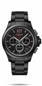Longines Conquest V.H.P. Chronograph 42 PVD / Carbon / Bracelet L3.717.2.66.6