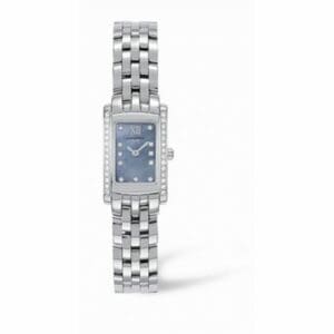 Longines DolceVita 16 Quartz Stainless Steel Diamond Blue L5.158.0.83.6