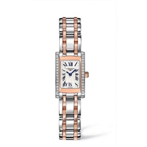 Longines DolceVita 16 Quartz Two Tone Pink Diamond L5.158.5.79.7
